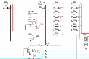 Схема структурная видеонаблюдения