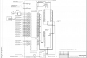 Схема электрических соединений ЛВС и телефония