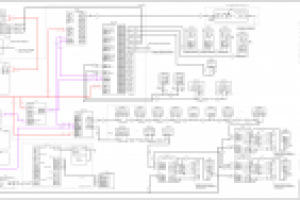 Схема электрических соединений АУПС и СОУЭ