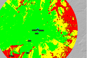 Расчеты радиосвязи (Построение зоны покрытия)