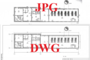 Перевод плана здания из формата JPG в DWG (AutoCAD)