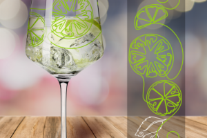 Дизайн принта для бокала