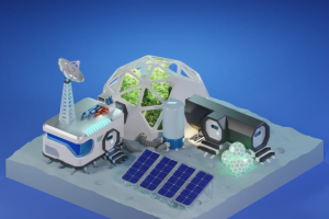 Колония на луне/ марсе