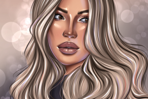 Портрет в стиле Диджитал арт