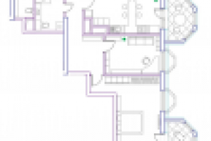 Планировка 3-комн. квартиры в элитной доме.