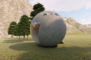 Дом - камень