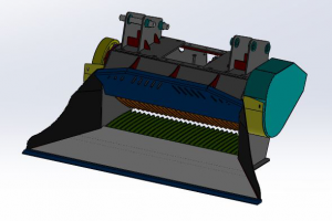 Щековая дробилка-ковш