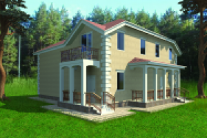 Коттедж на 2 семьи