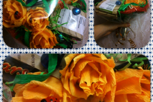 Конфетный букет маленький