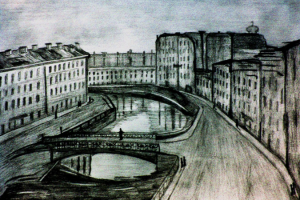 Питер. Карандашный рисунок.