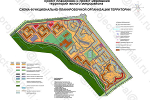 Проект планировки и межевания территории жилого микрорайона