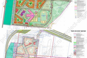 Проект планировки и межевания территории жилого микрорайона
