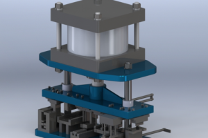 Пневматический вырубной пресс