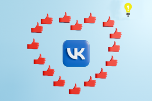 Логотип ВК в 3D