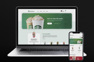 Landing Page для Starbucks