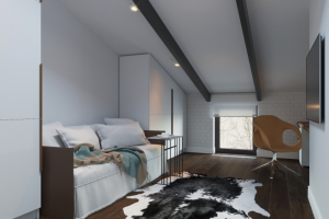 Гостевая комната в лофт апартаментах