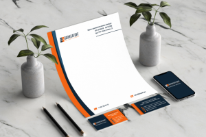 Фирменный стиль для фирмы "БизнесАудит"