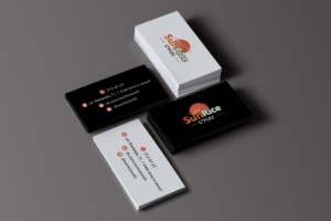Визитки для суши-кафе