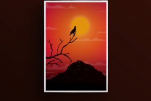 Иллюстрация "Sunset