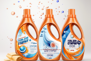Разработка концепции упаковки геля для стирки