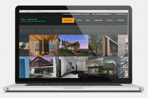 Сайт-портфолио, верстка макета и создание шаблона на Wordpress 4