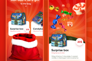 Мобильное приложения для магазина рождественских подарков