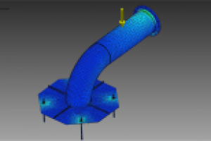 Анализ антивихревой пластины на прочность и деформацию