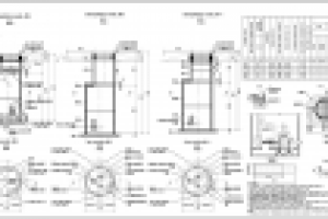Узел в водопроводном колодце. Компановка листа