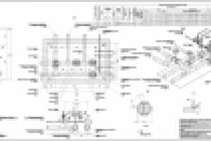 Узел в водопроводном колодце. Компановка листа