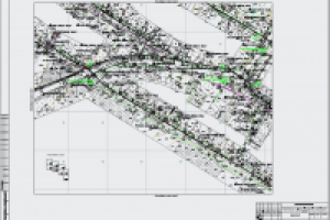 План кольцевой сети водоснабжения
