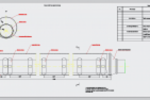 Пересечение трубопроводом автодороги. Схема футляра