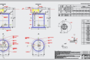 Фрагмент деталировки водопроводных колодцев