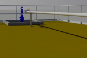 Участок надземного трубопровода