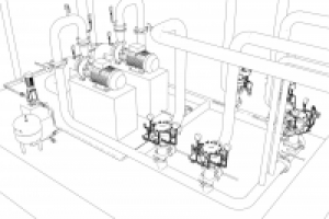 Насосная станция спринклерного пожаротушения парковки