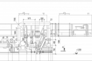 Фрагмент разреза НС пожаротушения