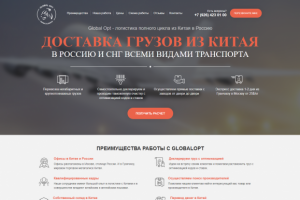 Адаптивный лендинг Globalopt
