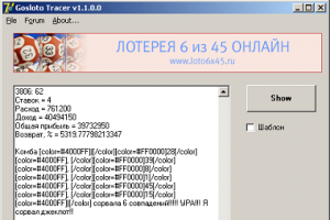 Процент возврата числовых лотерей