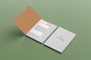 Дизайн фирменной папки