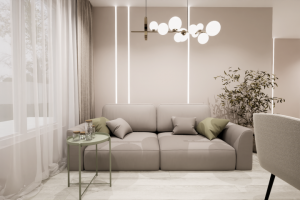 Дизайн проект 3-х к. квартиры в стиле Минимализм