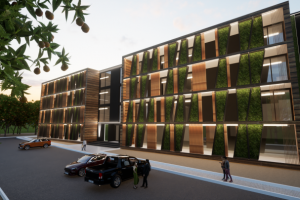 Жилой дом средней этажности