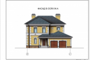 Фасад коттеджа