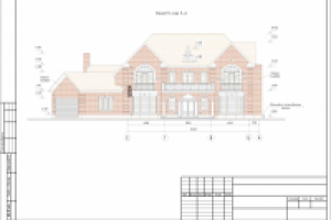 Фасад коттеджа 1