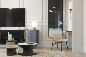 Гостиная в стиле Ле Паризьен