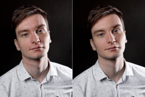 Ретушь мужского портрета