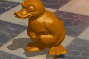 Фигурка утки.