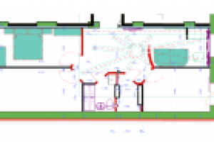 План новой планировки с расстановкой мебели