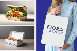 Дизайн упаковки для бистро "Fjord"