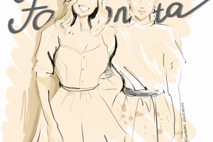 Скетч-стилизация портрета