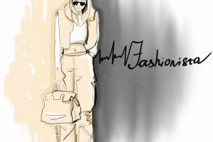 Скетч-стилизация портрета