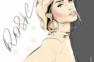 Скетч - стилизация портрета